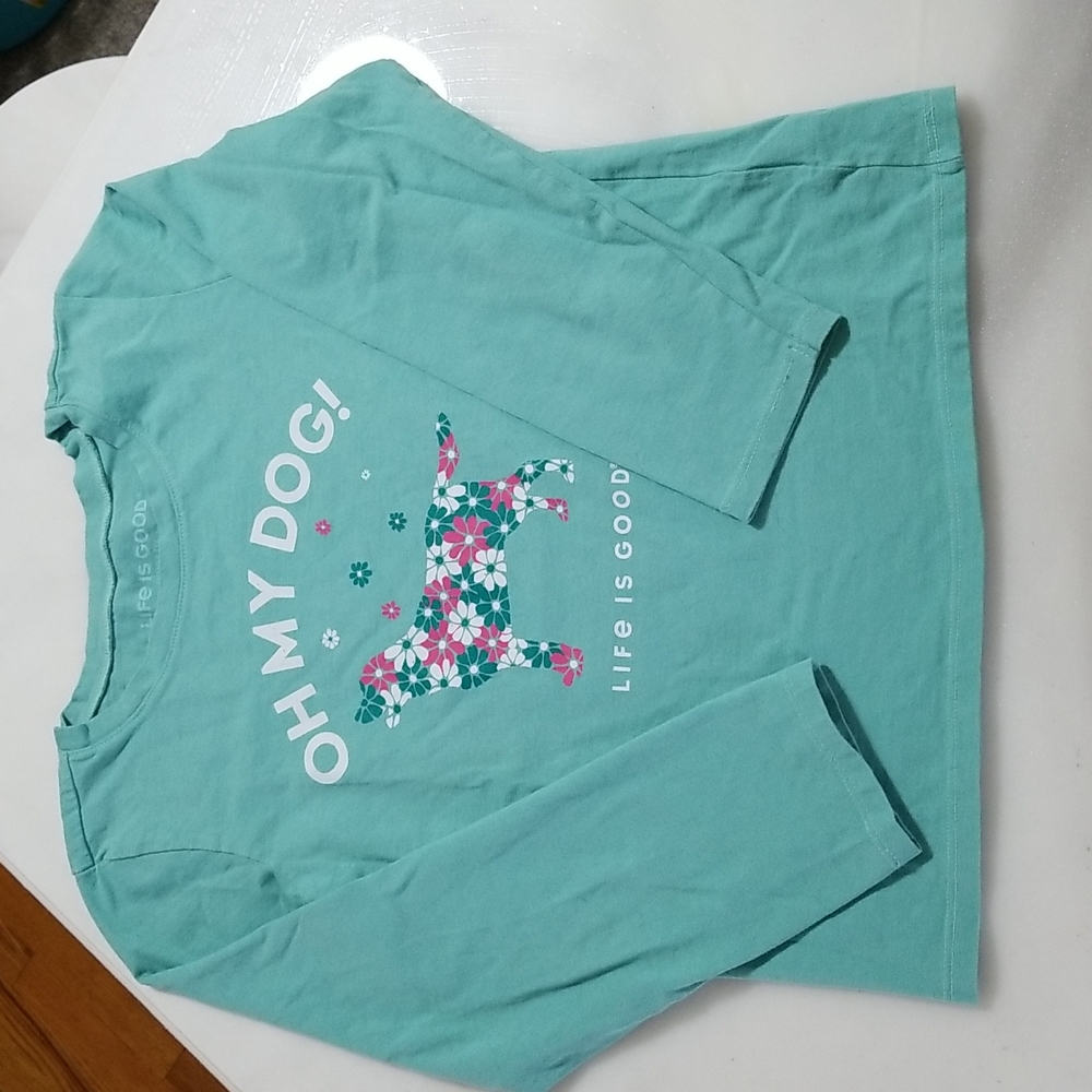 Life is Good Girls Crusher Tee Size L